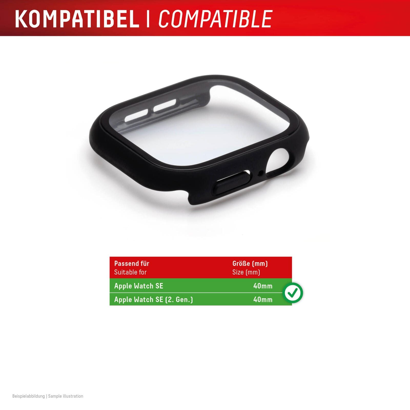 DISPLEX 10H Panzerglas für Apple Watch SE/SE2 (40mm)