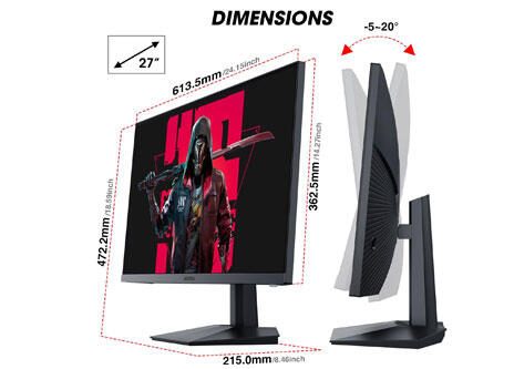 KOORUI GN02 Gaming Monitor 68,59 cm (27 Zoll)