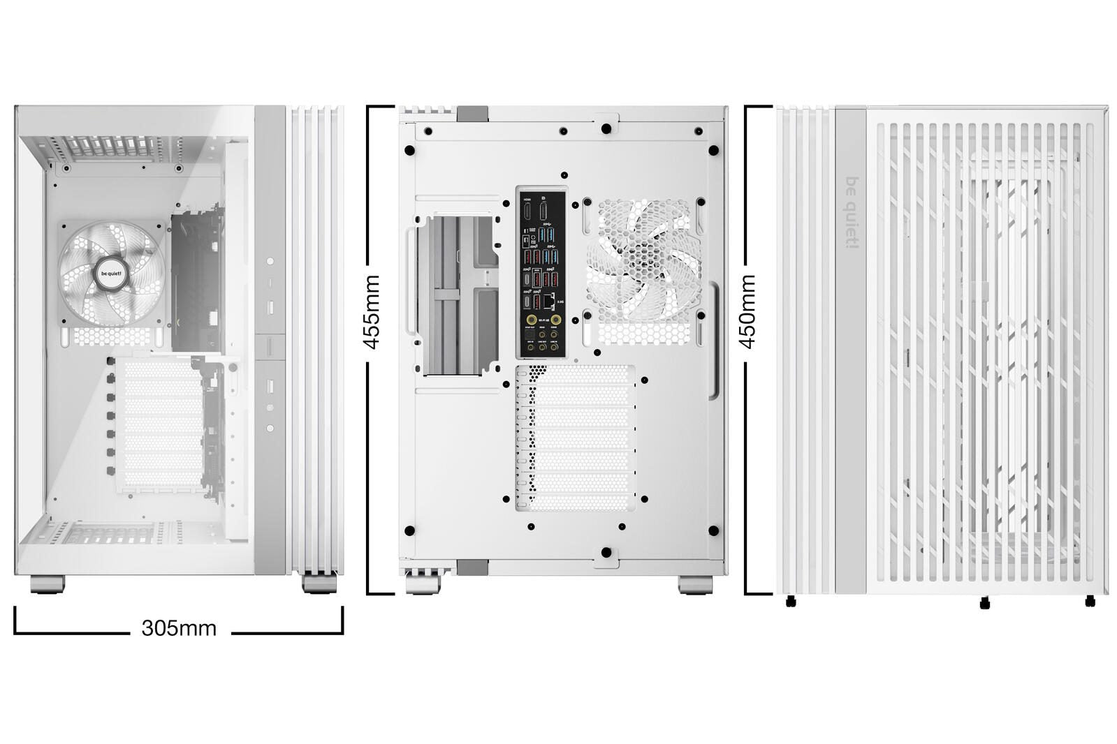 be quiet PC Gehäuse Light Base 600 LX ATX weiß