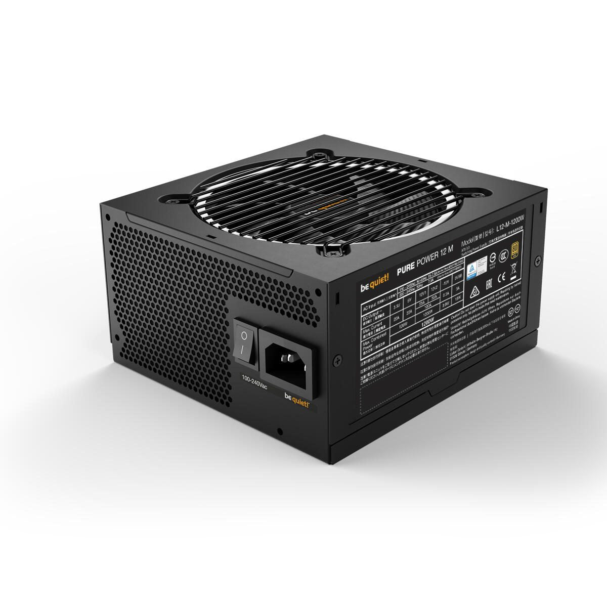 be quiet Netzteil Pure Power 12 M 1200W Modular 80 Plus Gold