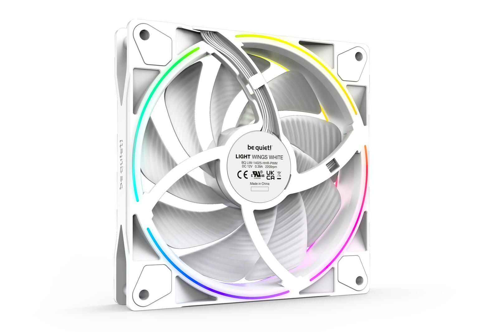 be quiet Lüfter Light Wings White Triple Pack 140mm PWM High-Speed weiß