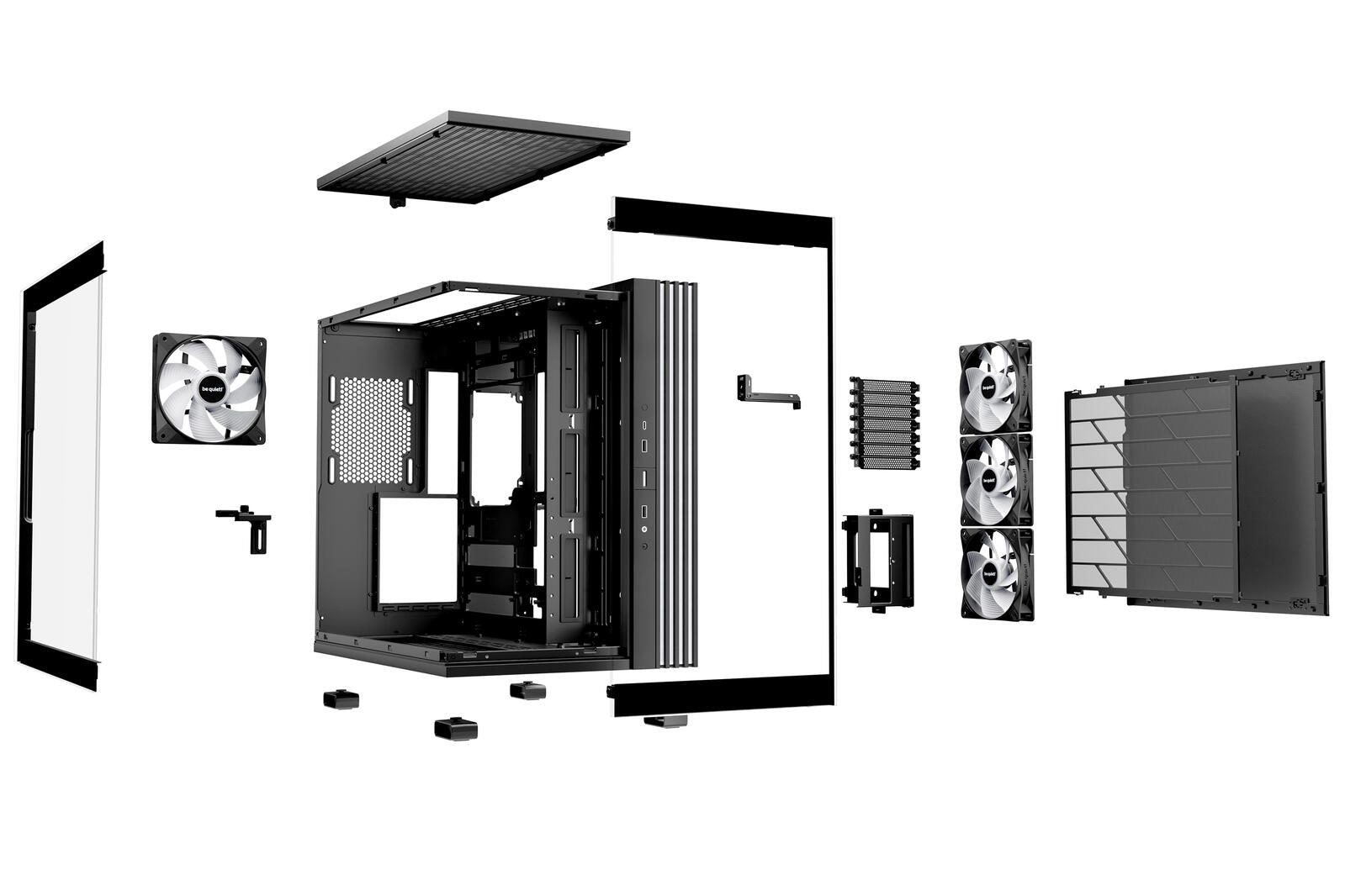 be quiet PC Gehäuse Light Base 600 LX ATX schwarz