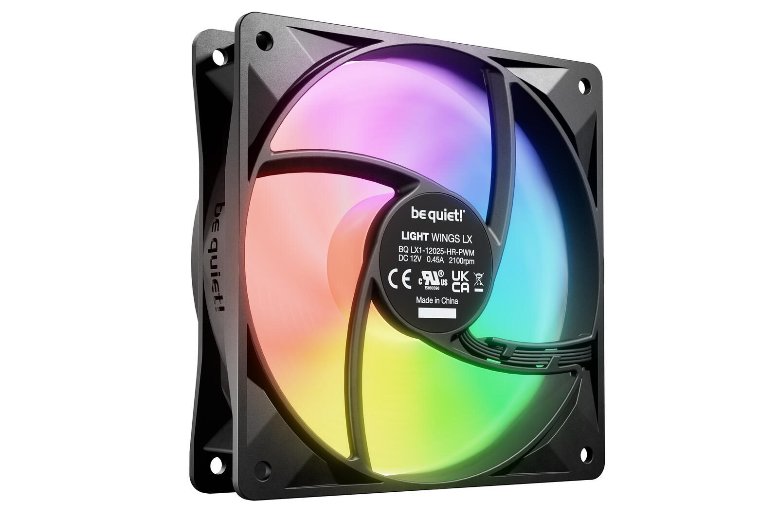 be quiet Lüfter Light Wings LX 140mm PWM High-Speed schwarz