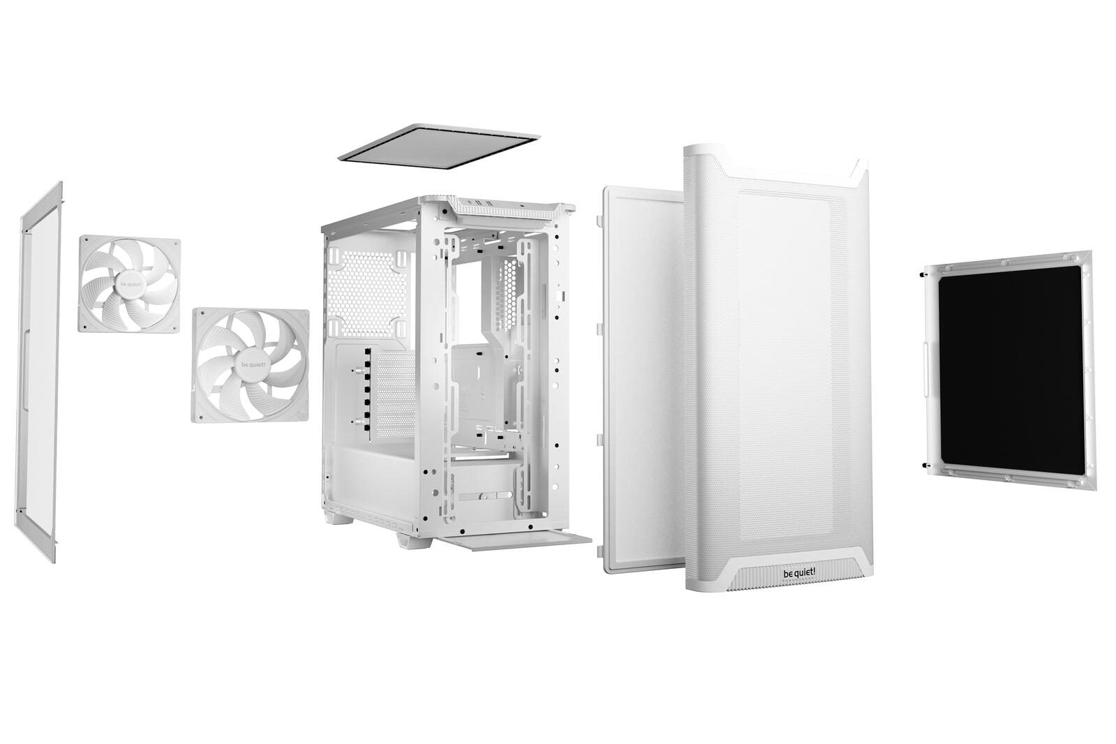 be quiet PC Gehäuse Pure Base 501 Airflow Window ATX weiß