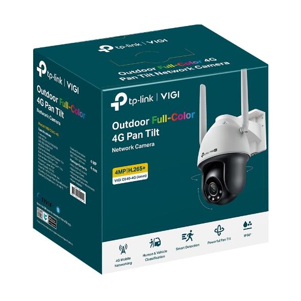 TP-Link VIGI C540-4G Netzwerk-Überwachungskamera für den Außenbereich mit 4 mm Objektiv