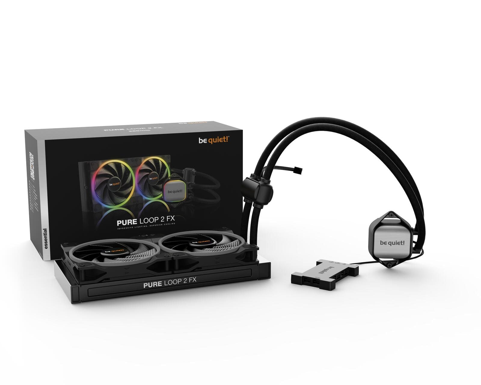 be quiet Wasserkühler Pure Loop 2 FX 280mm AIO RGB schwarz
