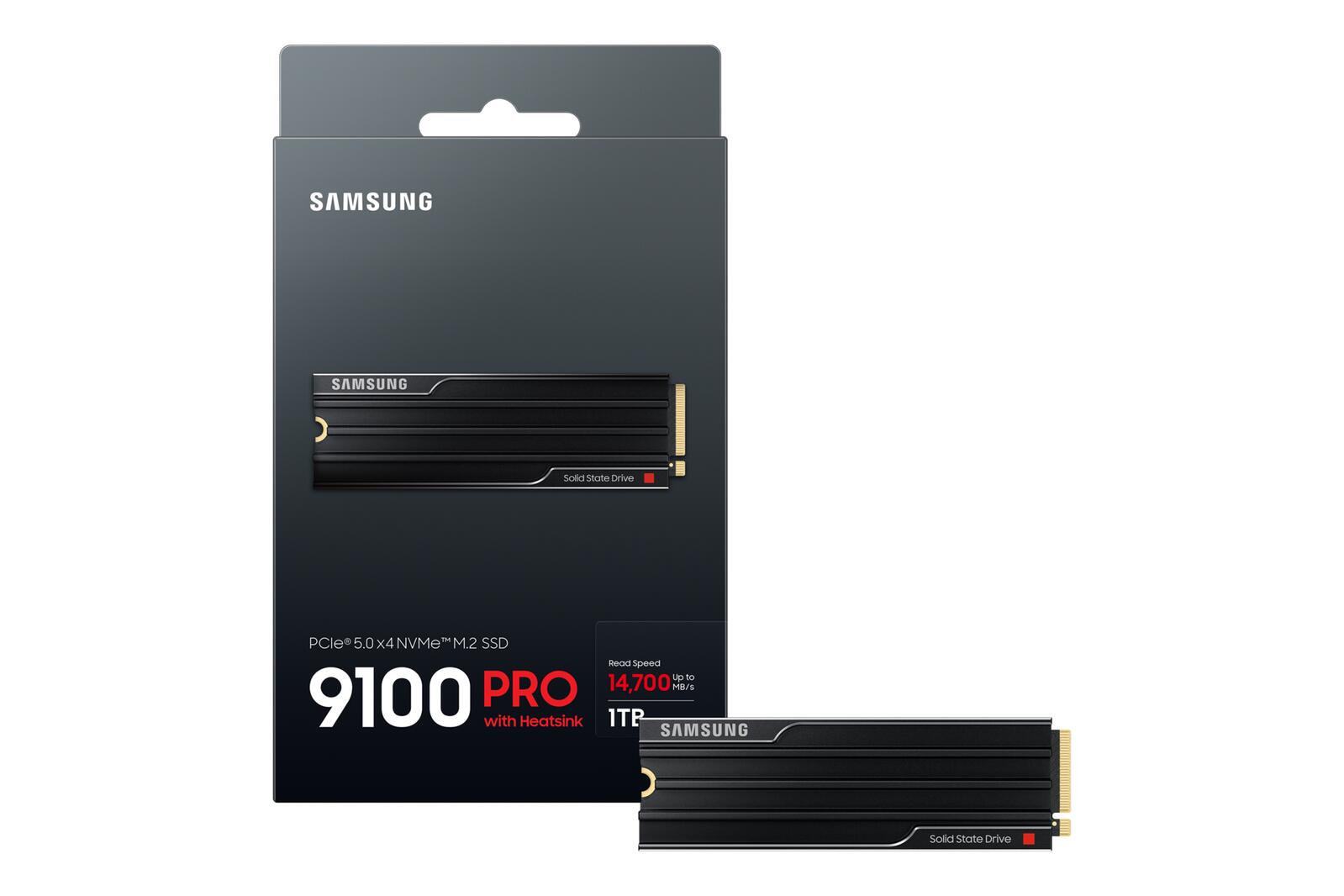 Samsung 9100 PRO Heatsink NVMe M.2 SSD 1 TB