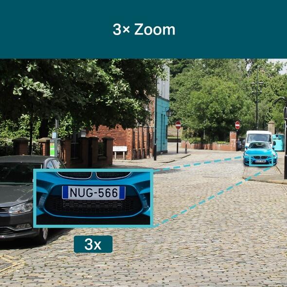 TP-Link VIGI C540V Netzwerk-Überwachungskamera für den Außenbereich mit 4 mm - 12 mm Objektiv