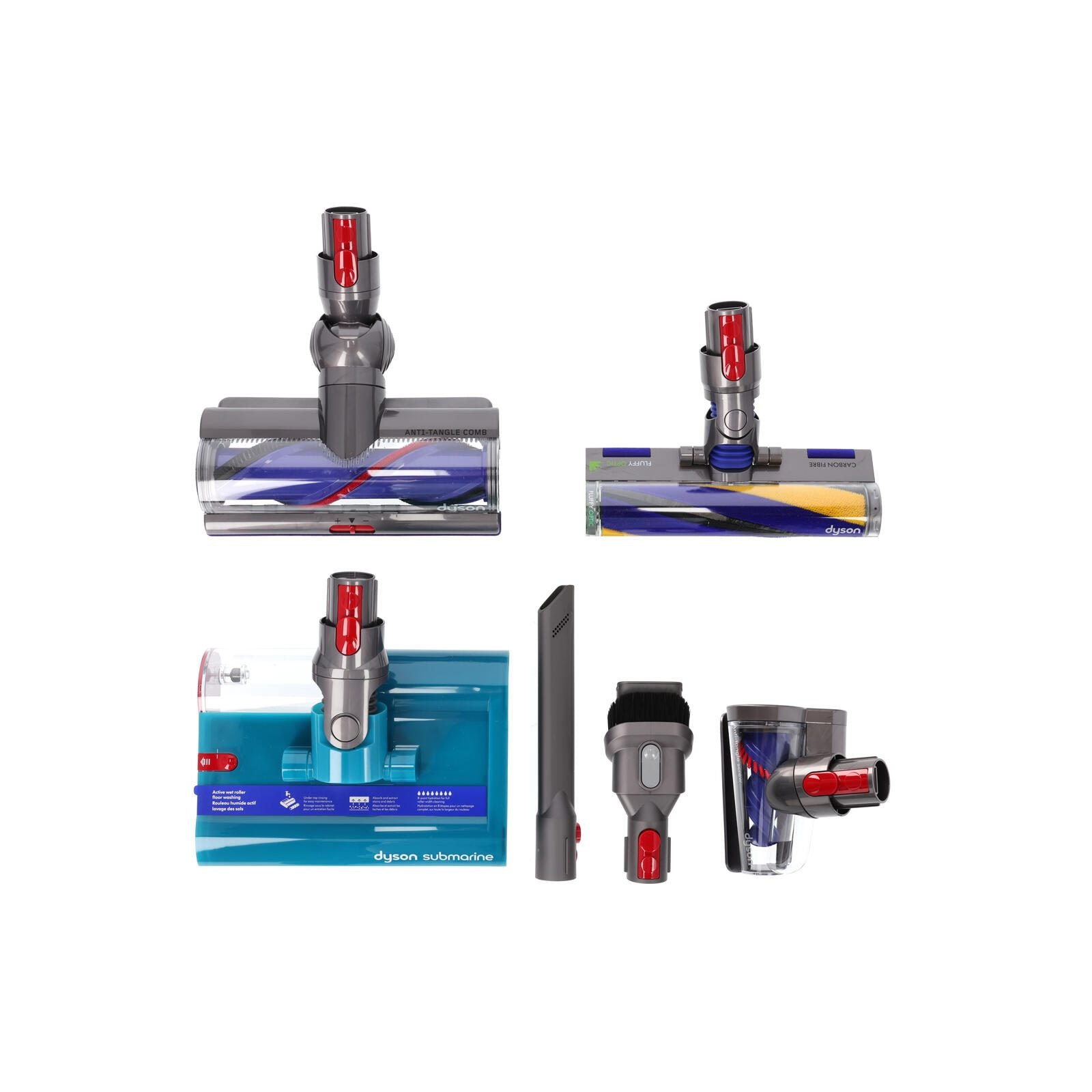 Dyson V15s Detect Submarine Staubsauger Nickel/Blau 660W