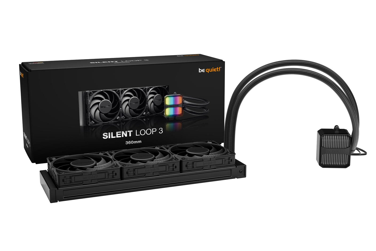 be quiet Wasserkühler Silent Loop 3 360mm AIO schwarz