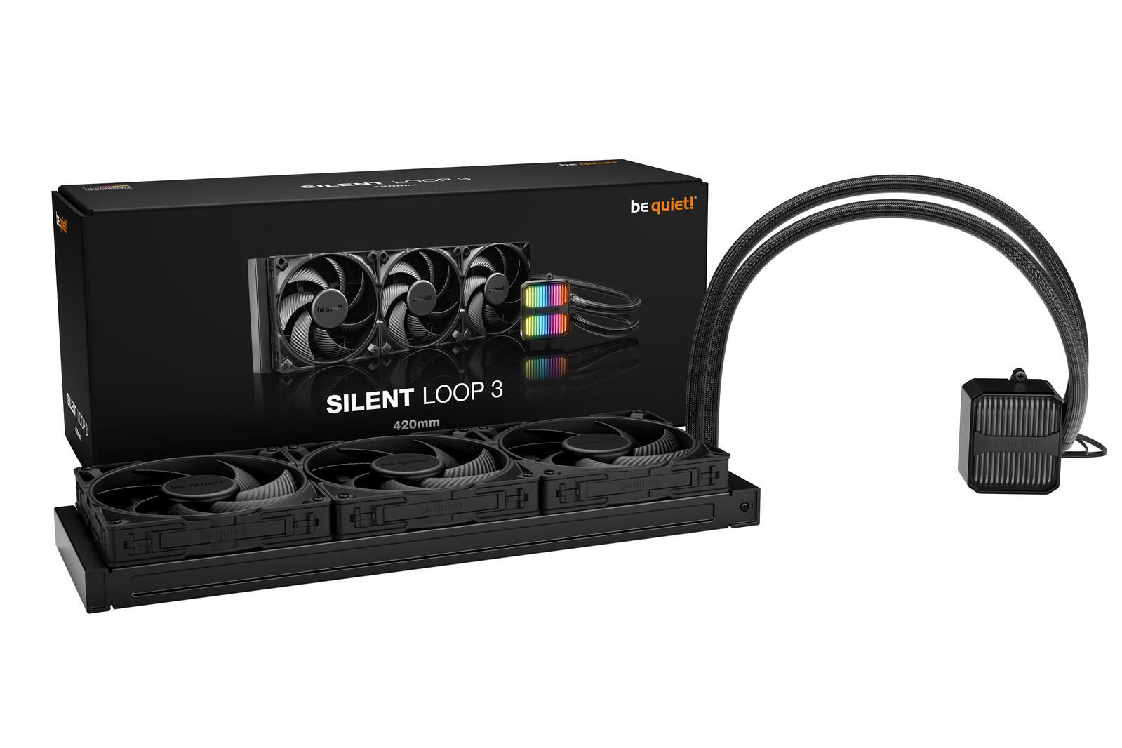 be quiet Wasserkühler Silent Loop 3 420mm AIO schwarz