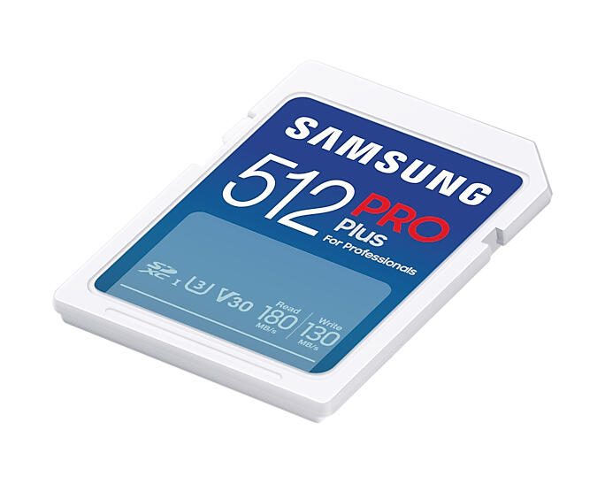 Samsung PRO Plus MB-SD512SB Speicherkarte 512 GB mit USB Kartenleser