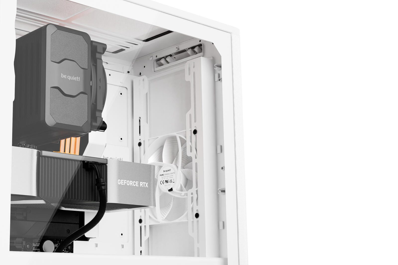 be quiet PC Gehäuse Pure Base 501 Airflow Window ATX weiß
