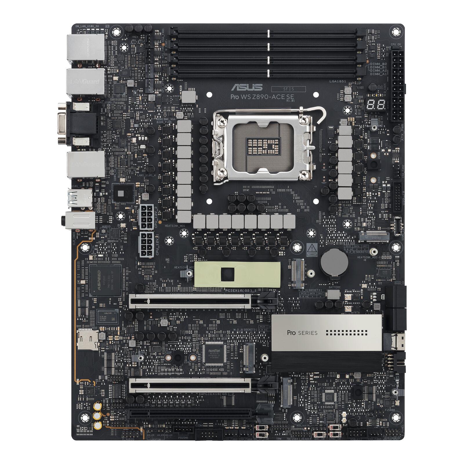 ASUS PRO WS Z890-ACE SE Workstation Mainboard Sockel Intel LGA 1851