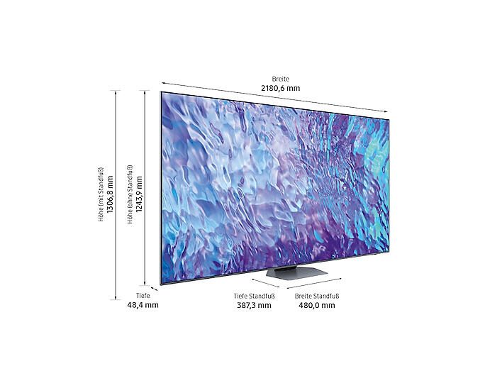 Samsung GQ98Q80C 4K Ultra HD Smart TV 247 cm (98')