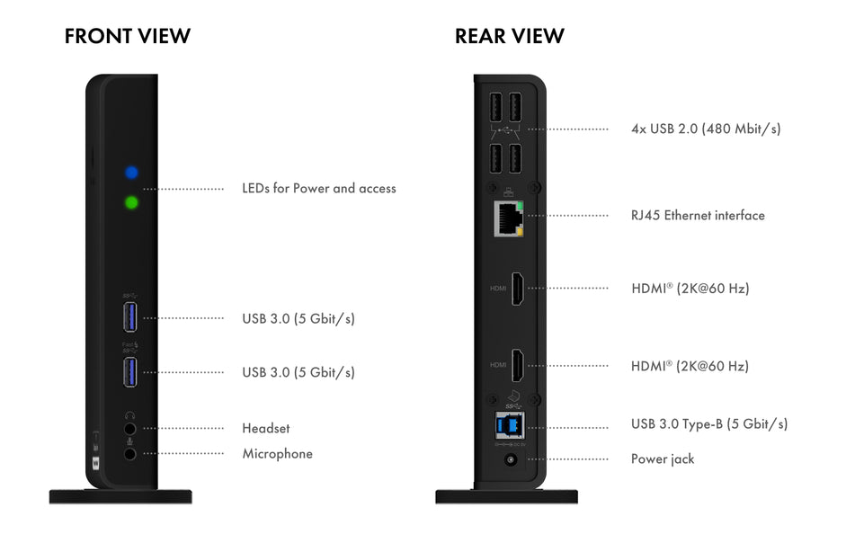 Multi-DockingStation IcyBox  fьr Notebooks und PCs