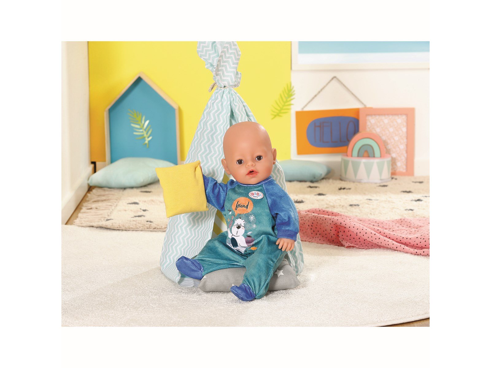 Baby Born Romper Blue 43cm