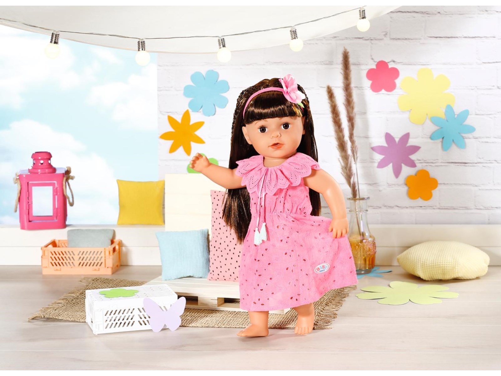 Baby Born Trendy Flowerdress 43cm