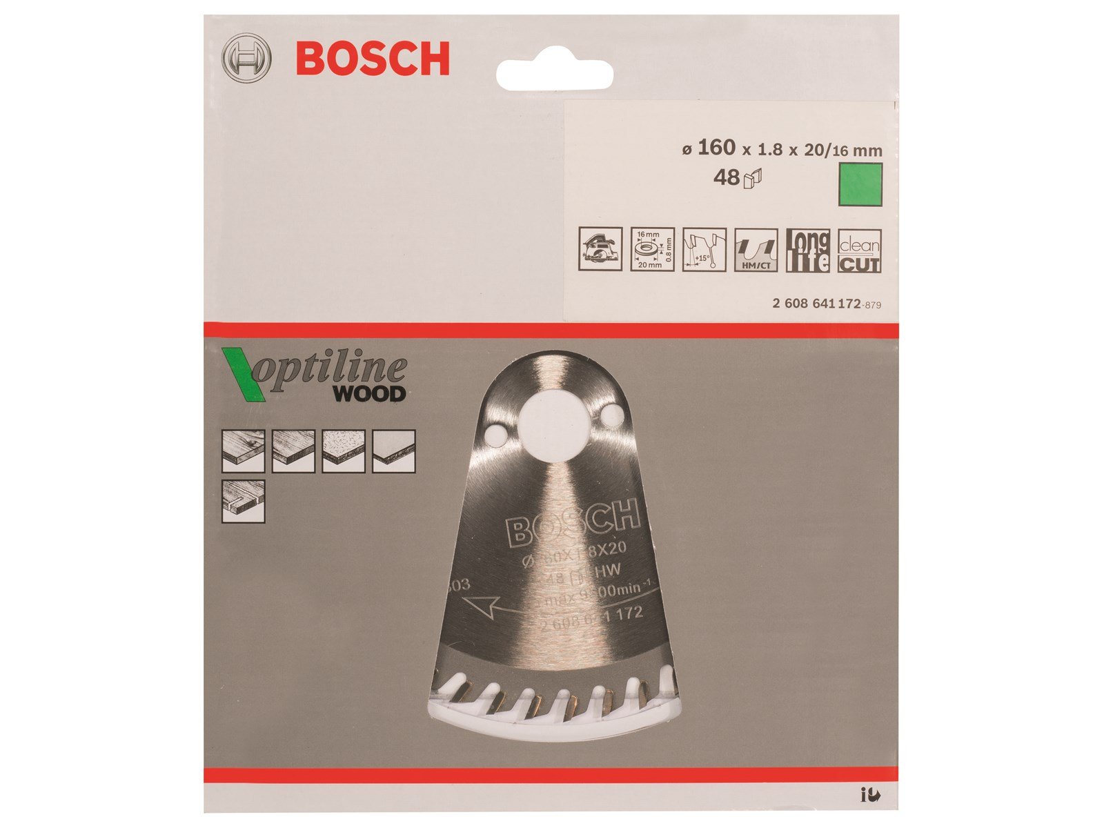 Bosch Optiline Wood rundsavsklinge
