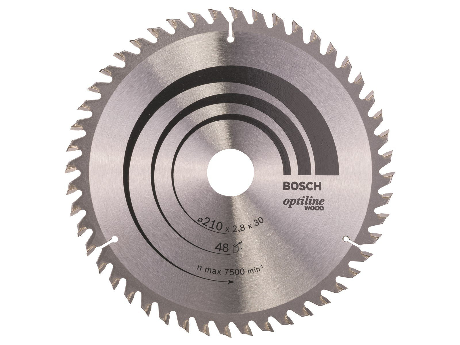 Bosch RUNDSAVKL.OPTILINE 210X2.8X30 MM 48 TDR