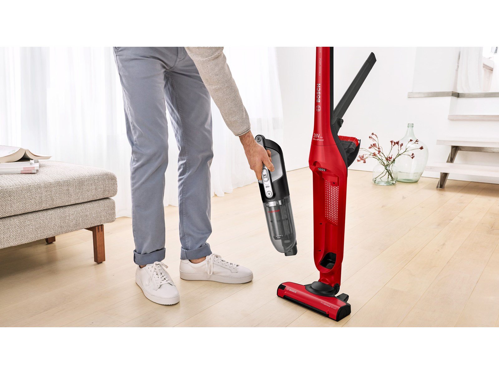 Bosch 2-in-1 Staubsauger Flexxo BBH3ZOO28 ProAnimal