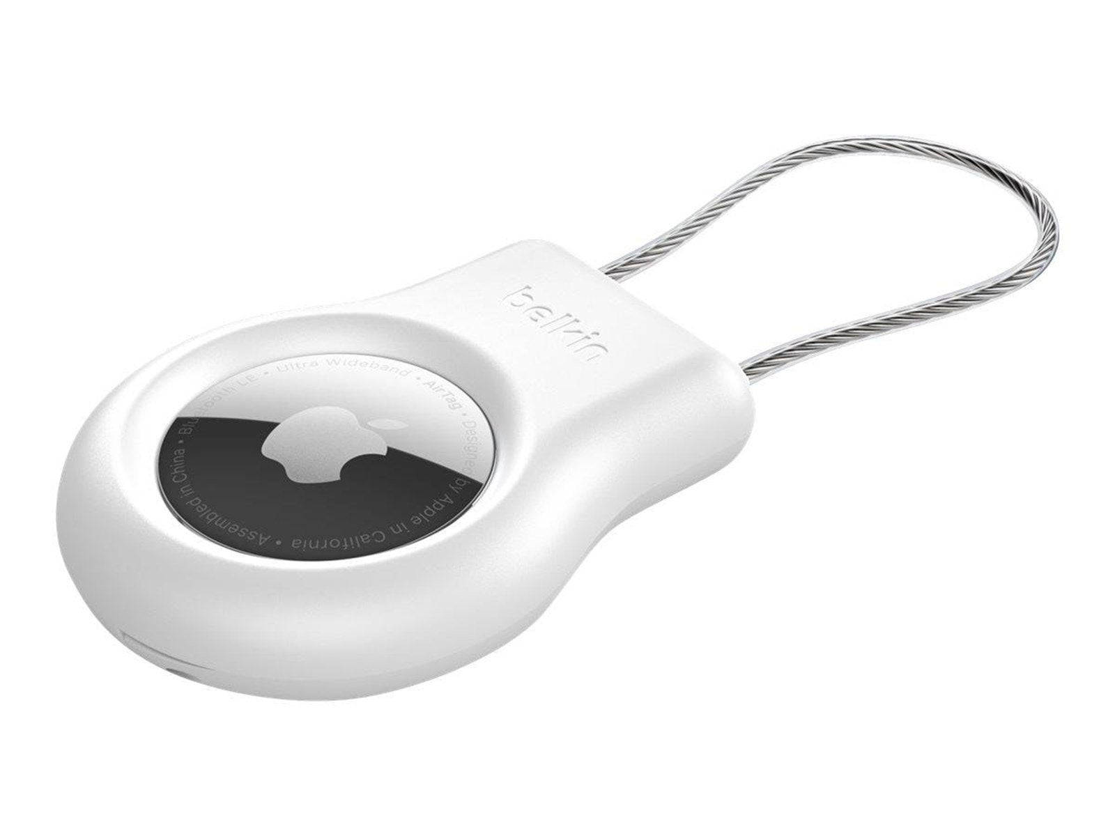 Belkin Secure Holder Wire Loop Apple AirTag white