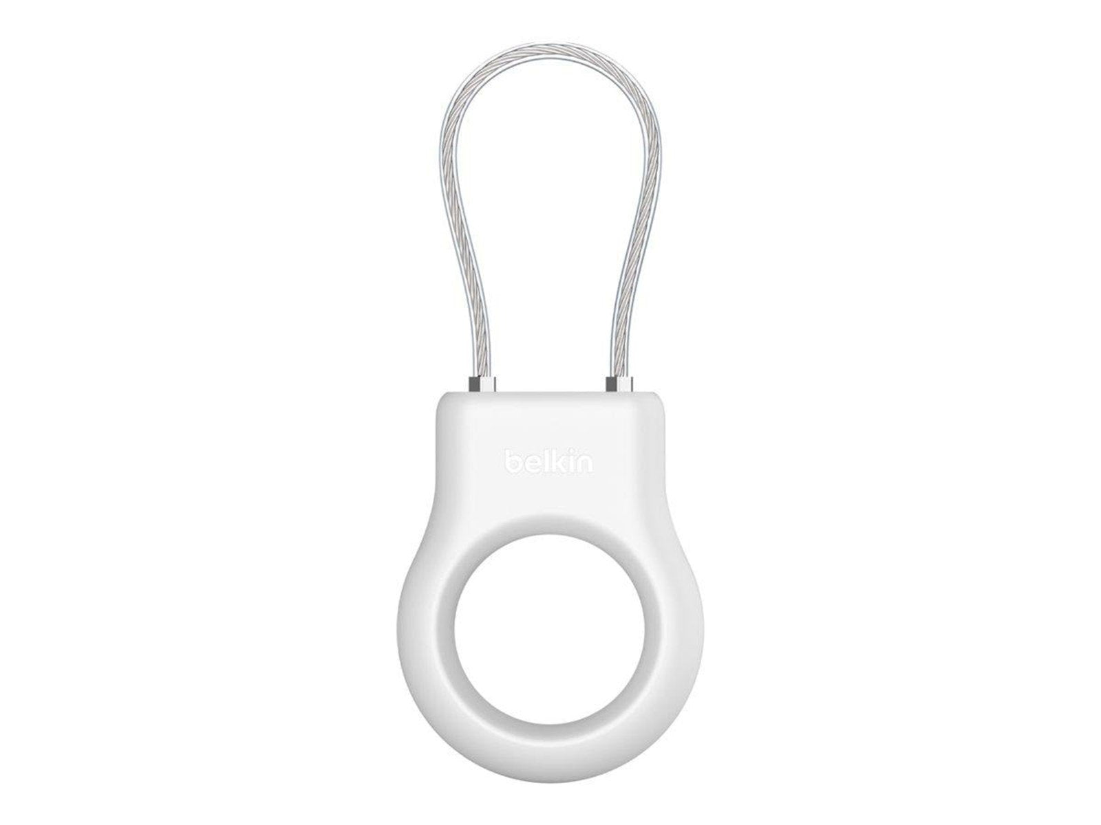 Belkin Secure Holder Wire Loop Apple AirTag white