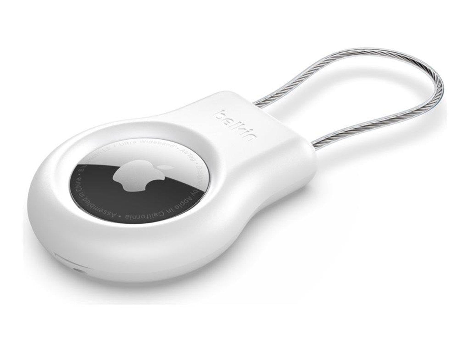 Belkin Secure Holder Wire Loop Apple AirTag white