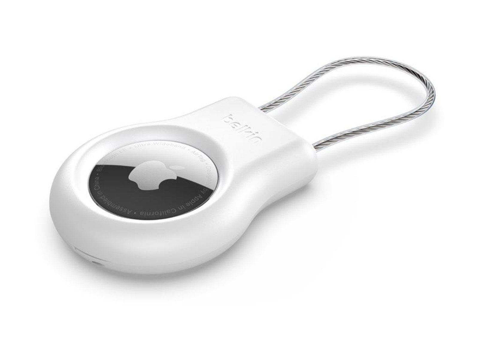 Belkin Secure Holder Wire Loop Apple AirTag white