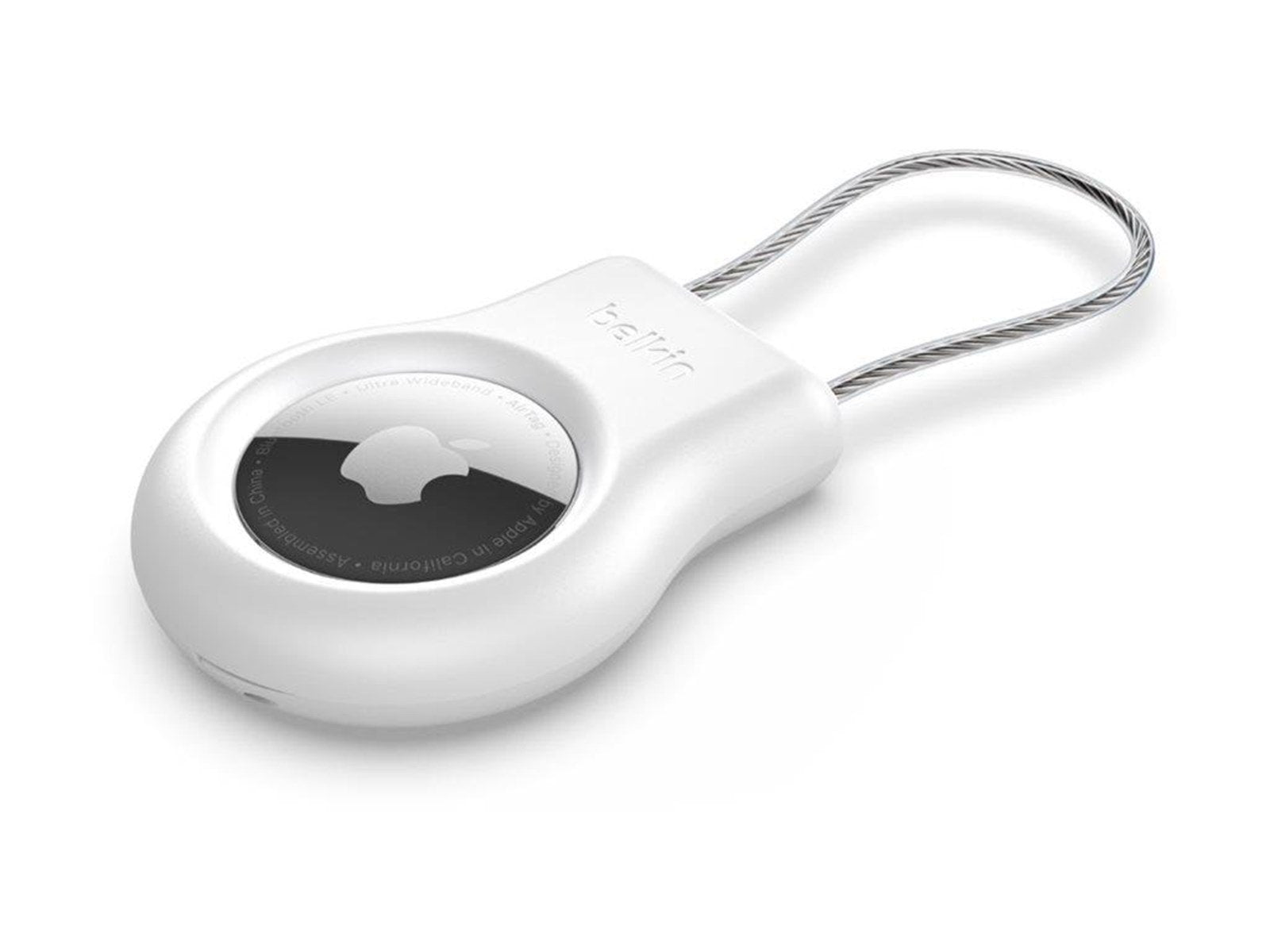 Belkin Secure Holder Wire Loop Apple AirTag white