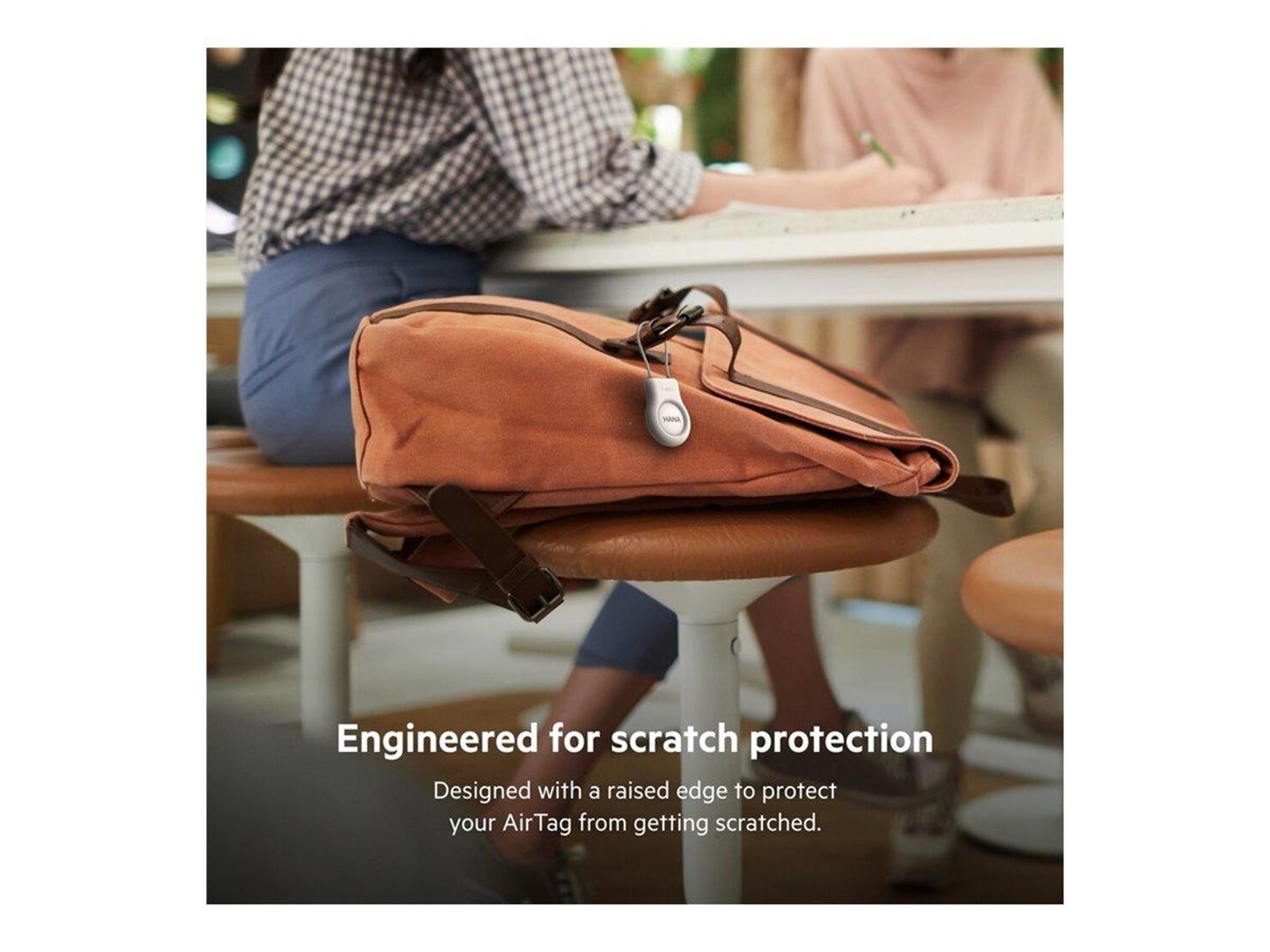 Belkin Secure Holder Wire Loop Apple AirTag white