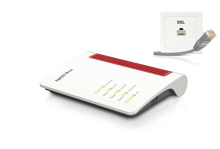 AVM FRITZBox 7530 - Wireless Router DSL-Modem 4-Port-Switch GigE WiFi5 Dual-Band VoIP-Telefonadapter (DECT)