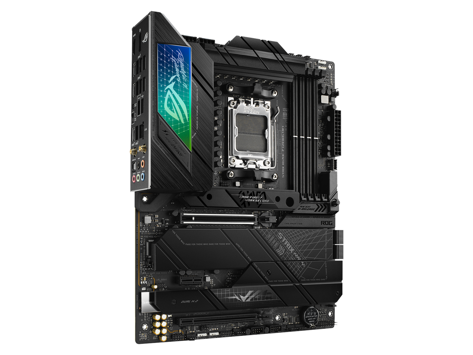 ASUS ROG STRIX X670E-F GAMING WIFI Mainboard - AMD X670E - AMD AM5 socket - DDR5 RAM - ATX