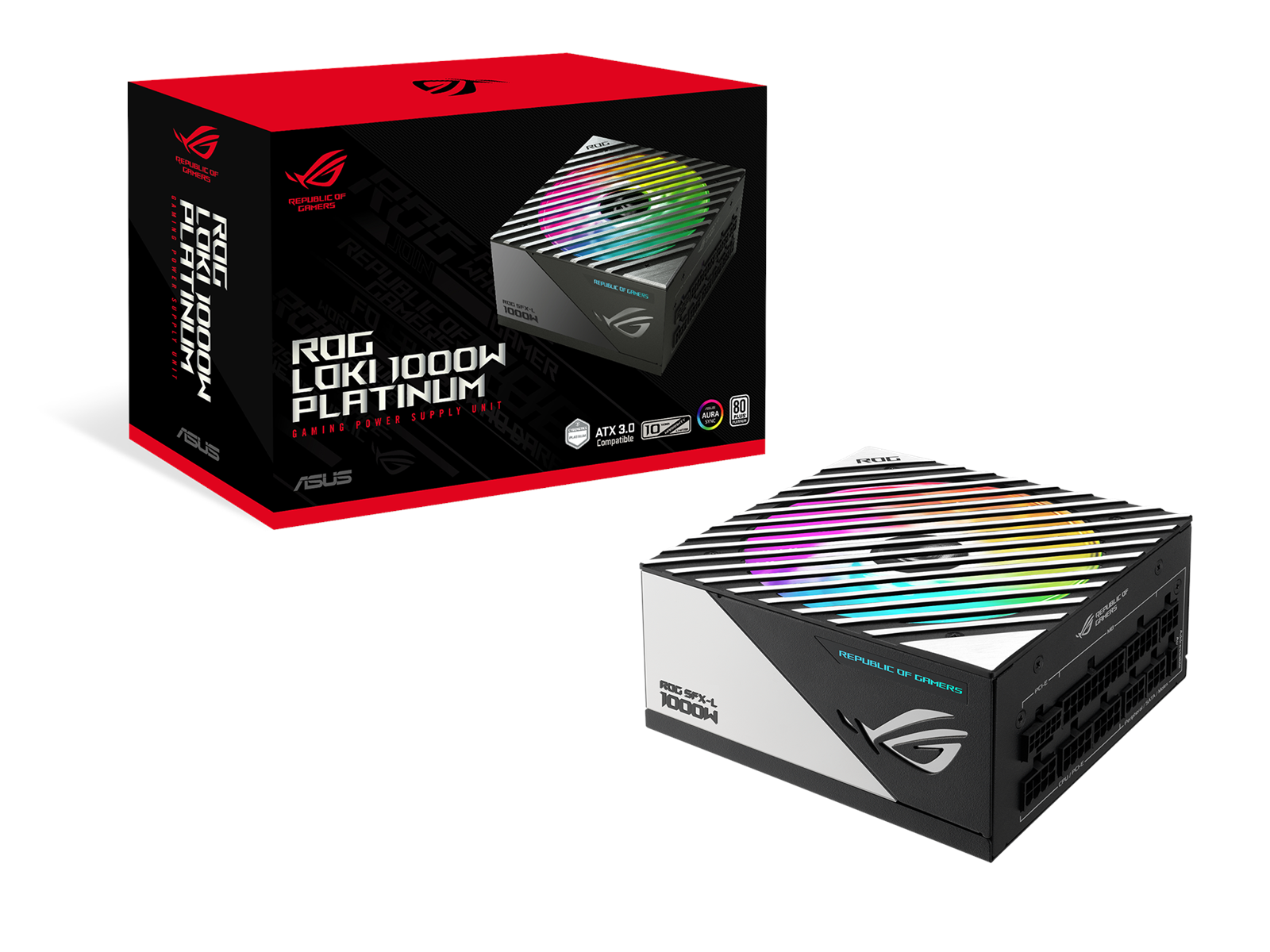 ASUS ROG Loki SFX-L 1000 Netzteile - 1000 Watt - 120 mm - ATX 3.1 - 80 Plus Platinium