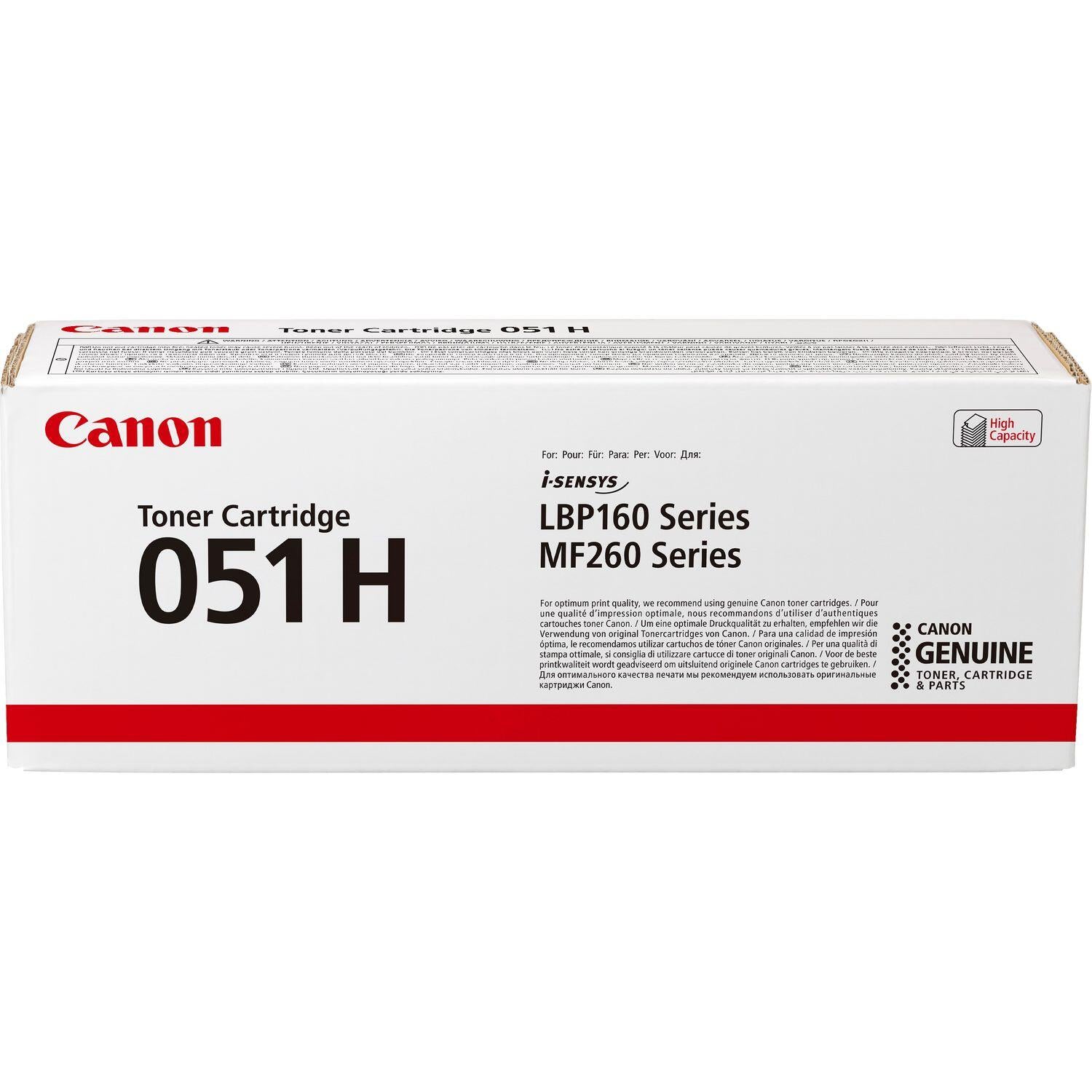 Canon Original Toner 051H Doppelpack schwarz hohe Ergiebigkeit (OP2169C002DP)