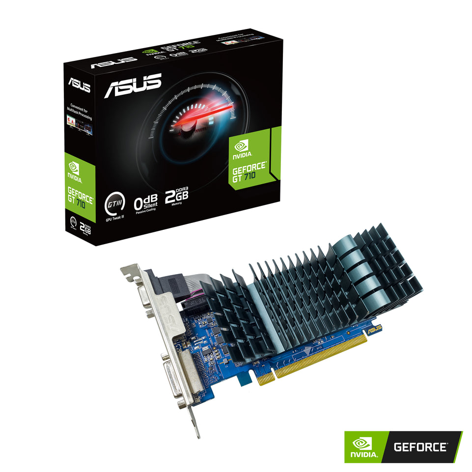 ASUS GT710-SL-2GD3-BRK-EVO 2GB GDDR3 HDMI DVI-D LP