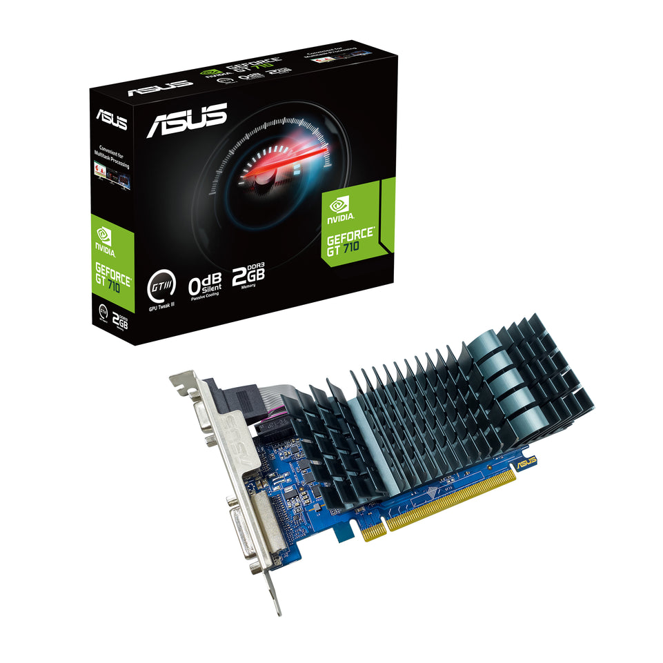 ASUS GT710-SL-2GD3-BRK-EVO 2GB GDDR3 HDMI DVI-D LP