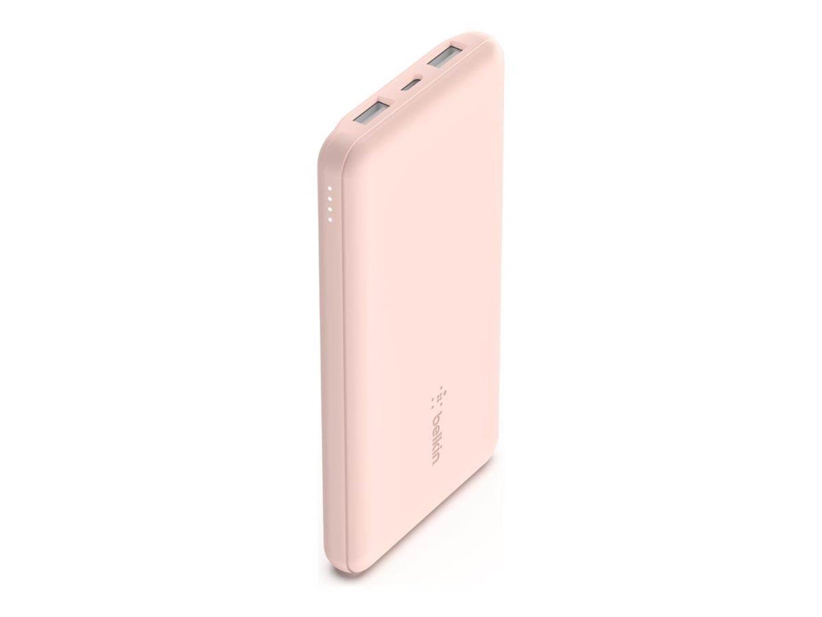 Belkin 10K Power Bank w/USB-C 15W - Rose Gold Powerbank (Akku) - 10000 mAh
