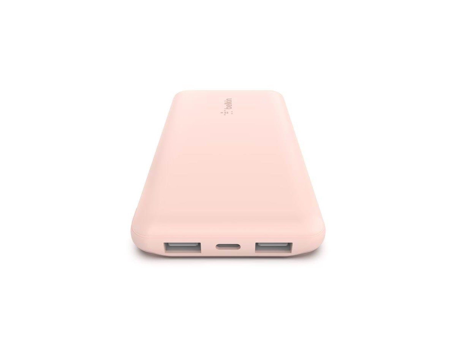 Belkin 10K Power Bank w/USB-C 15W - Rose Gold Powerbank (Akku) - 10000 mAh
