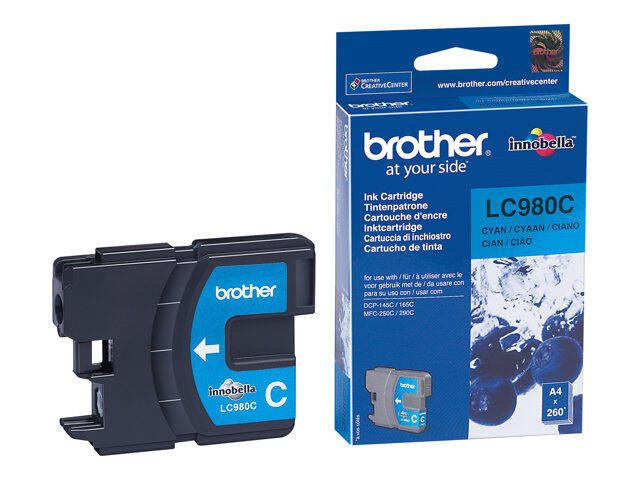 Brother Original LC-980C Druckerpatrone cyan 260 Seiten (LC980C)