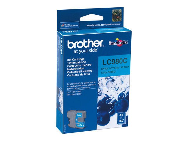 Brother Original LC-980C Druckerpatrone cyan 260 Seiten (LC980C)