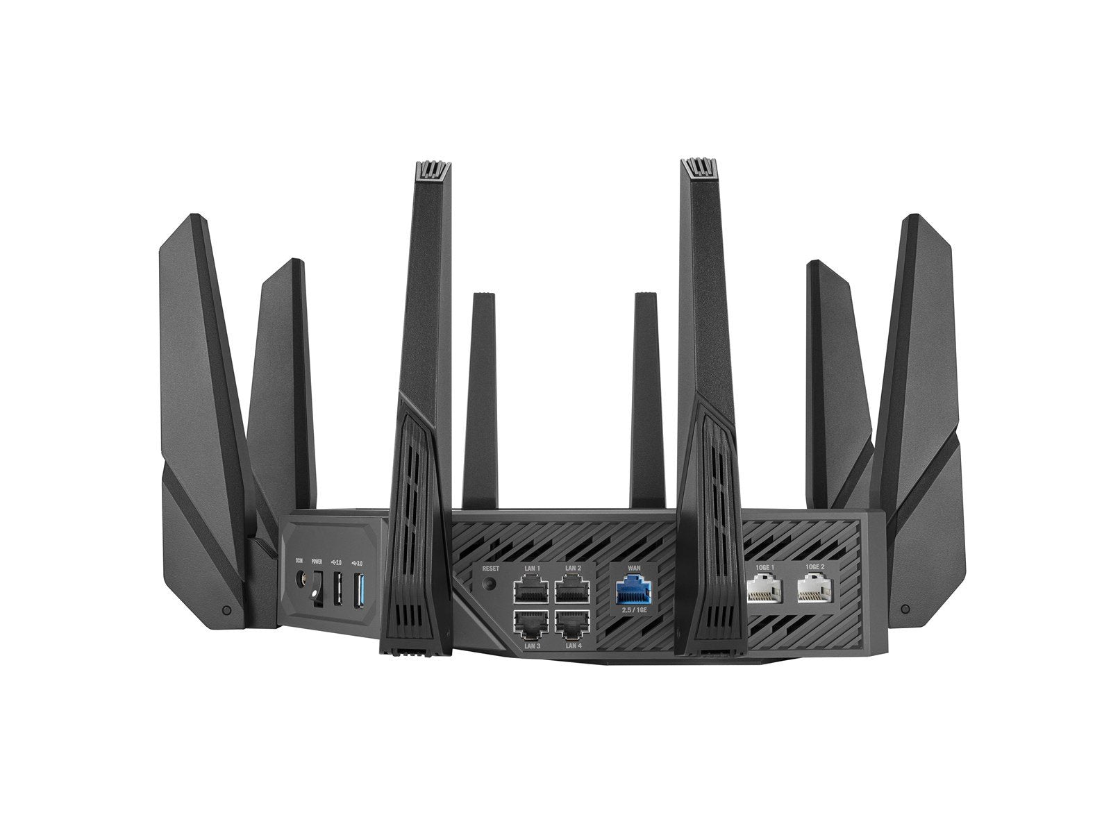 ASUS ROG Rapture GT-AXE16000 quad-band - Wireless router 802.11a/b/g/n/ac/ax (Wi-Fi 6E)