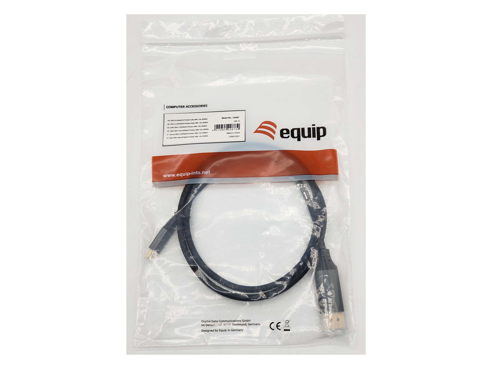 Equip Adapter USB-C -> DisplayPort           8K60Hz 1.00m sw