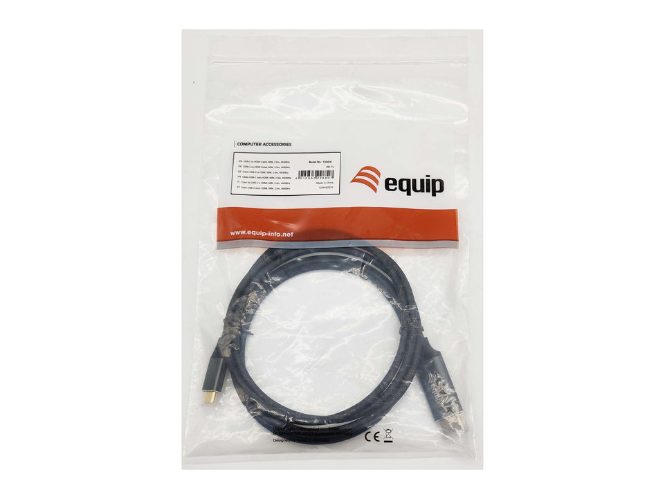 Equip Adapter USB-C -> HDMI                  4K60Hz 2.00m sw