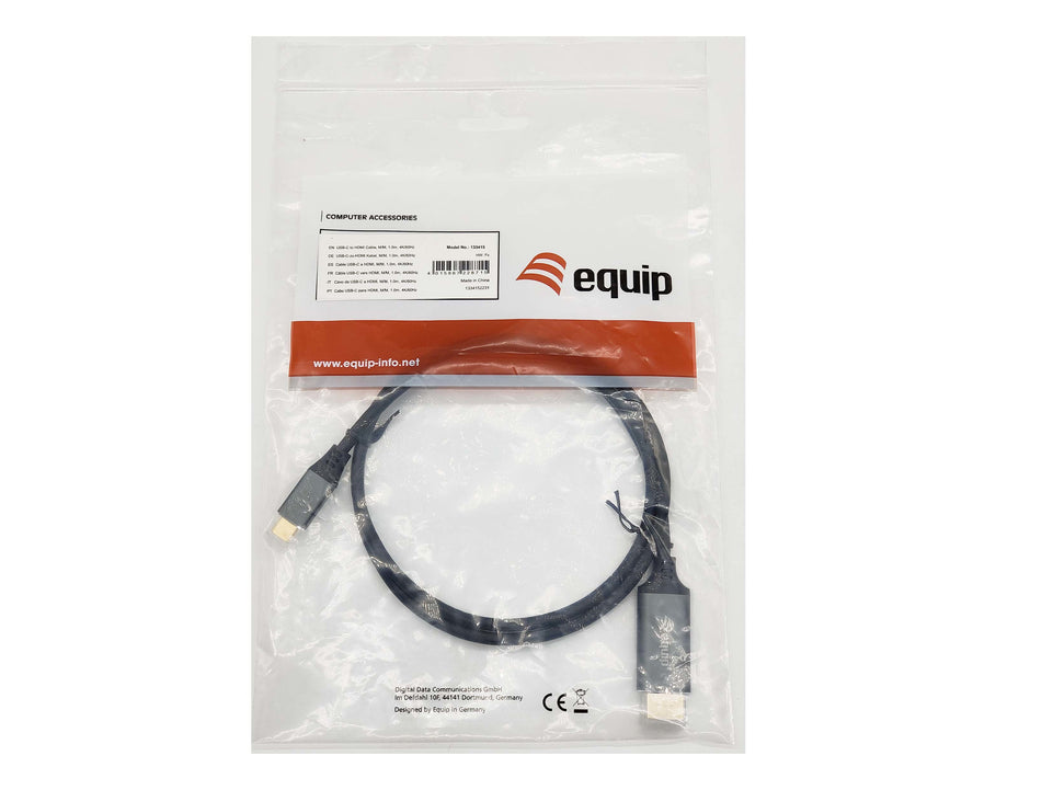 Equip Adapter USB-C -> HDMI                  4K60Hz 1.00m sw