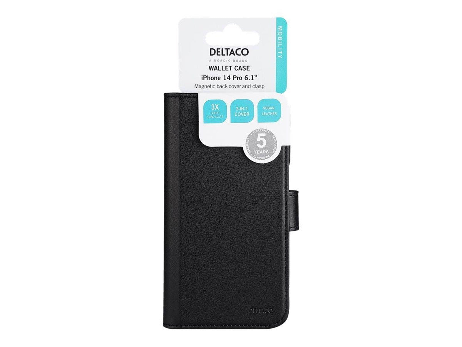 Deltaco - flip cover for mobile phone