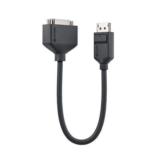 Alogic Adapter DisplayPort DP-> DVI-D M/F  0,2m      schwarz