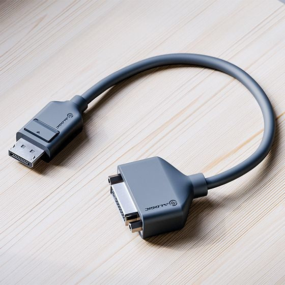 Alogic Adapter DisplayPort DP-> DVI-D M/F  0,2m      schwarz