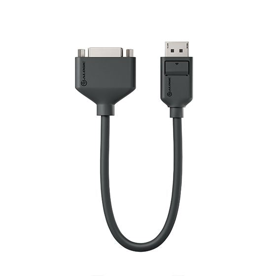 Alogic Adapter DisplayPort DP-> DVI-D M/F  0,2m      schwarz