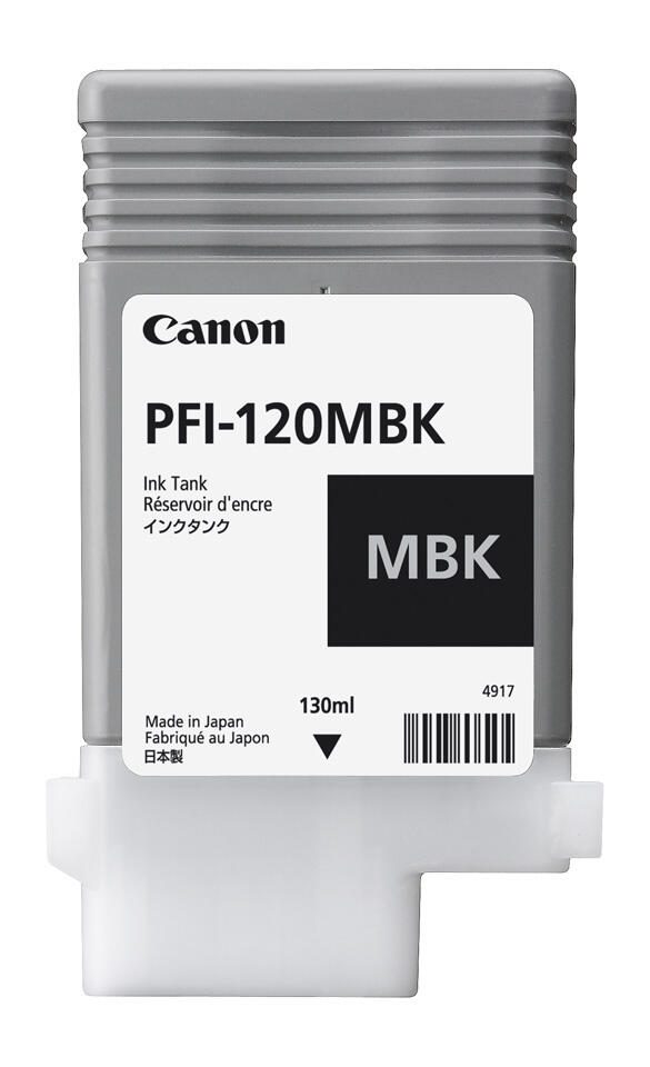 Canon Original PFI-120MBK Druckerpatrone - mattschwarz 130ml